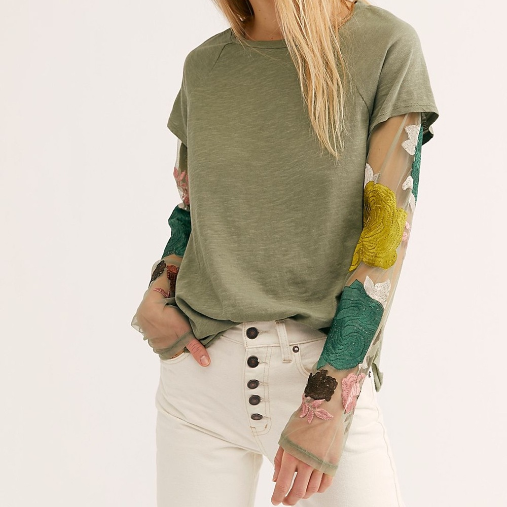 Free People Take Me Away Twofer tee